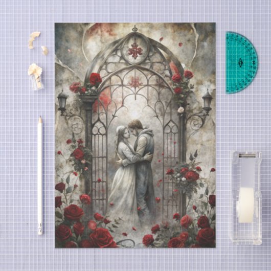 Gothic Romance Decoupage 薄葉紙 (クラフト)