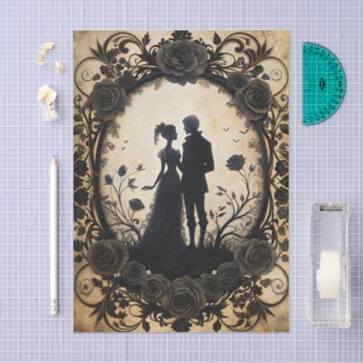 Gothic Romance Decoupage 薄葉紙 (クラフト)