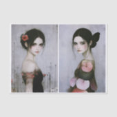 Gothic Romance Ethereal Women, Pair EX5 Decoupage 薄葉紙 (正面)