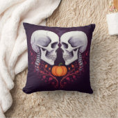 Gothic Romance Skull Art  クッション (ブランケット)