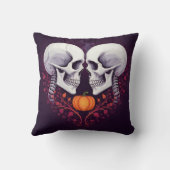 Gothic Romance Skull Art  クッション (裏面)