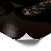 Gothic Rose Queen – Dark Romantic Art ポスター (コーナー)