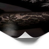 Gothic Rose Queen – Dark Romantic Art with Skeleto ポスター (コーナー)