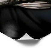 Gothic Rose Queen – Dark Romantic Art with Skeleto ポスター (コーナー)