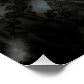 Gothic Rose Queen – Dark Romantic Art with Skeleto ポスター (コーナー)