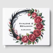 Gothic Rose Wedding Frame ゲストブック (正面)