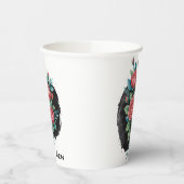 Gothic Rose Wedding Frame 紙コップ (左)