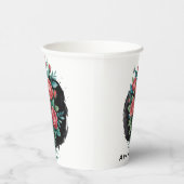 Gothic Rose Wedding Frame 紙コップ (右)