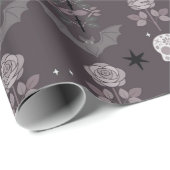 gothic roses & bats wrapping paper ラッピングペーパー (ロールコーナー)