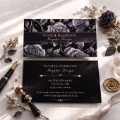 Gothic Roses Business Card 名刺