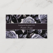 Gothic Roses Business Card 名刺 (正面)
