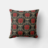 Gothic Roses Pattern  クッション (裏面)