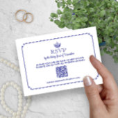 Gothic Royal Crown Medieval & Fantasy QR Code RSVP