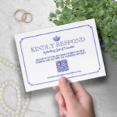 Gothic Royal Crown Medieval & Fantasy QR Code RSVP