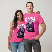 Gothic Sad Girl Anime Japanese Cybergoth Vaporwave Tシャツ (ユニセックス)