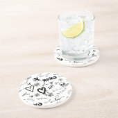 Gothic Seamless Pattern コースター (側面)