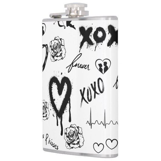 Gothic Seamless Pattern フラスク (左)