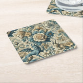 Gothic Serenade – Gothic Victorian スクエアペーパーコースター (アングル)