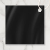 Gothic Skeletal Hand Thank You Burgundy ID866 フェイバータグ (裏面)