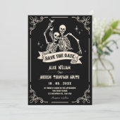 Gothic skeleton cool wedding セーブザデート (スタンド正面)
