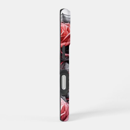 Gothic Skeleton Couple Phone Case iPhone 16ケース (右側面)