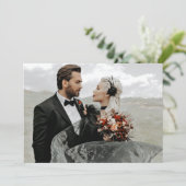 Gothic Skeleton Handsの結婚詳細情報カード 招待状 (スタンド正面)