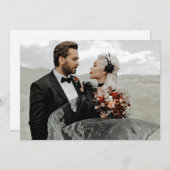 Gothic Skeleton Handsの結婚詳細情報カード 招待状 (正面/裏面)