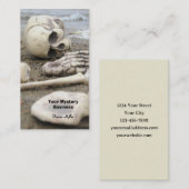 Gothic Skeleton On Beach 名刺 (正面/裏面)