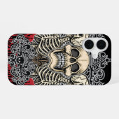 Gothic Skull & All-Seeing Eye  iPhone 16ケース (裏面横)