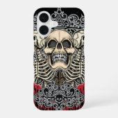 Gothic Skull & All-Seeing Eye  iPhone 16ケース (裏面)