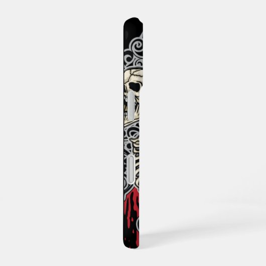 Gothic Skull & All-Seeing Eye  iPhone 16ケース (右側面)