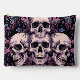 Gothic Skull & Bloom Accessory Pouch  アクセサリーポーチ