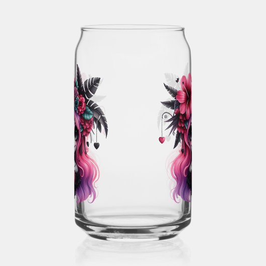 Gothic Skull Can Glass ガラス缶 (右)