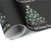 Gothic Skull Christmas Tree | Alternative Spooky ラッピングペーパー (ロールコーナー)