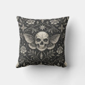 Gothic Skull Floral Celestial Pattern (1) クッション (裏面)