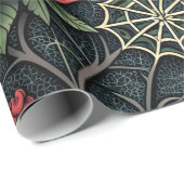 Gothic Skull Floral Celestial Pattern (3) ラッピングペーパー (ロールコーナー)