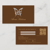 Gothic Skull Ink Studio Tattoo Artist Appointment 名刺 (正面/裏面)