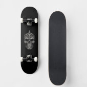 Gothic Skull Unisex Skateboard スケートボード (正面)