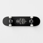 Gothic Skull Unisex Skateboard スケートボード (横)