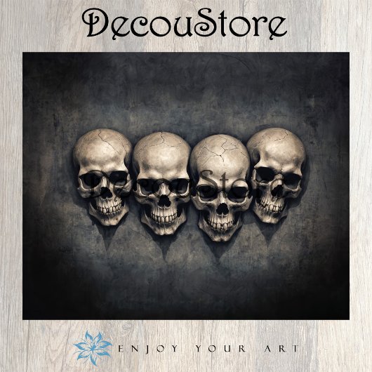 Gothic Skulls Collection Decoupage 薄葉紙