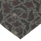 Gothic Skulls, Crows & Roses Pattern テーブルクロス (アングル)