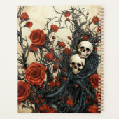 Gothic Skulls & Roses プランナー手帳 (裏面)