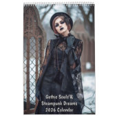 Gothic Souls & Steampunk Dreams – 2026 Calendar カレンダー (カバー)