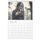 Gothic Souls & Steampunk Dreams – 2026 Calendar カレンダー (2月 2026)
