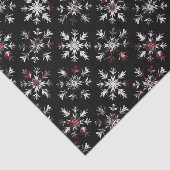 Gothic Spooky Christmas snowflakes 薄葉紙 (詳細)