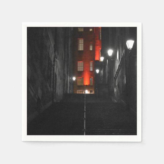 Gothic Staircase スタンダードカクテルナプキン (正面)