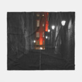 Gothic Staircase フリースブランケット (正面(横))