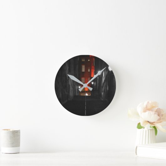 Gothic Staircase ラウンド壁時計 (ホーム)