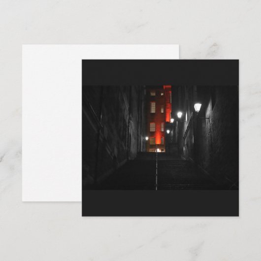 Gothic Staircase 招待状 (正面/裏面)