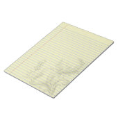 Gothic SteampunkフローラファンタジーLegal Notepad ノートパッド (アングル)